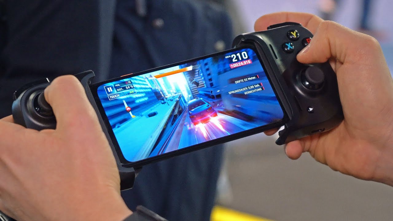 Razer Kishi Gaming Controller for Smartphones #CES2020 - YouTube