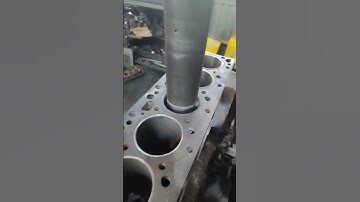 Cylinder Block Sleeve Boring #engine #skills #shortvideo #bestskills #amazing #shorts