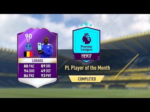 PREMIER LEAGUE POTM 90 LUKAKU! SBC COMPLETED! - PL PLAYER OF THE MONTH SBC - FIFA 17 ULTIMATE TEAM - PREMIER LEAGUE POTM 90 LUKAKU! SBC COMPLETED! - PL PLAYER OF THE MONTH SBC - FIFA 17 ULTIMATE TEAM