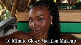 10 Minute Glowy Vacation Makeup Routine (Sweat-Proof &amp; Humid Weather) | Kensthetic