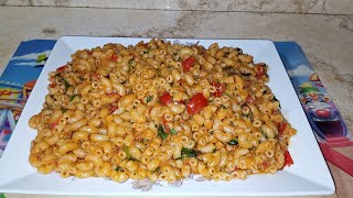 طريقه عمل مكرونه بالخضار(صيامي) / How to make pasta with vegetables (fasting)