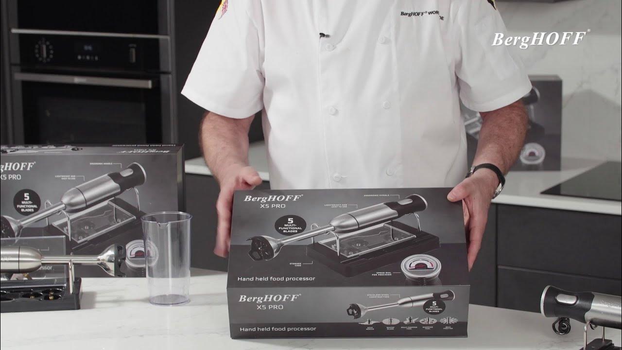 BergHOFF X5 Pro Hand Held Food Processor Full Demonstration YouTube