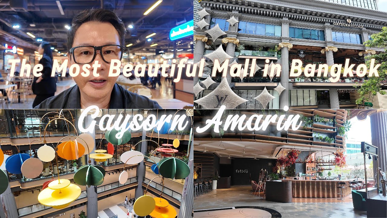 I went to the most beautiful mall in Thailand!