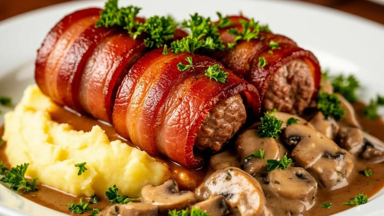 Этот рецепт меня чуть не убил. Вам понадобятся свиная вырезка, бекон и картофель!