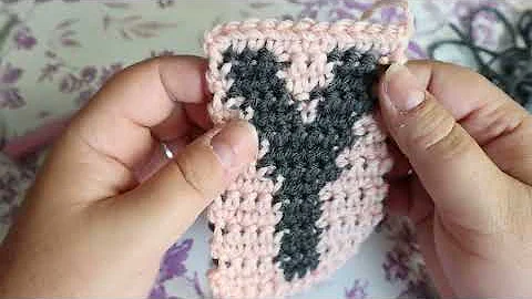 Left Handed Tapestry Crochet Y & Z