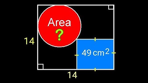 Can You Find the Area of the Red Circle ? | (Squares) | Geometry Olympiad Problems