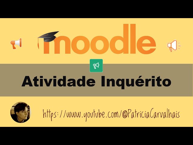 Atividade Inquérito no Moodle