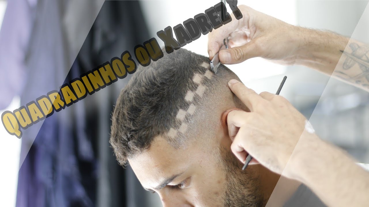 Corte de cabelo do dia a dia !! Quadradinhos ou xadrez ??? 