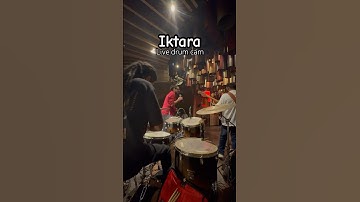 🔥iktara drum cam from my last gig #drums #youtubeshorts #indiandrummer #subscribe #hindisong #love
