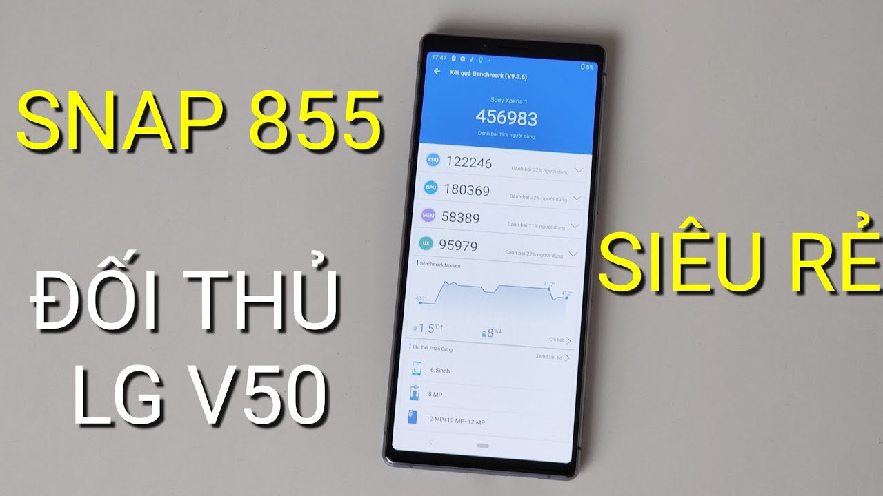 TEST GAME SIÊU PHẨM SNAP 855, MÀN 4K HDR, GIÁ CỰC RẺ, ĐỐI THỦ LG V50 THINQ!!!