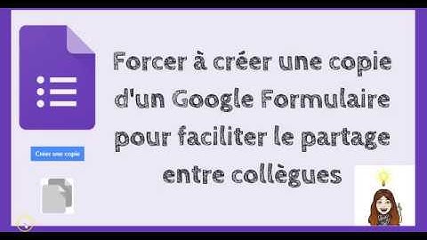 Forcer à créer une copie d