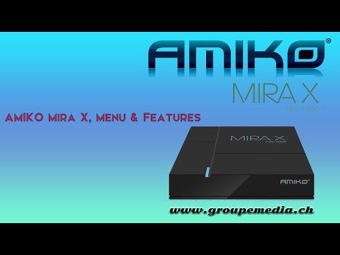 AMIKO Mira X Menu & Features