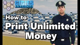 #CitiesSkylines - I used illegal money to build a police station - Tutorial - #Mod