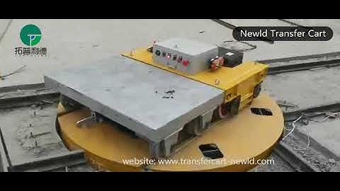 Automated Rail Transfer Trolley - Motorized Pallet Rail Carts