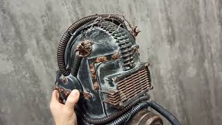 Details Post-apocalyptic dystopian mask rusty for Mad Max fans. Update