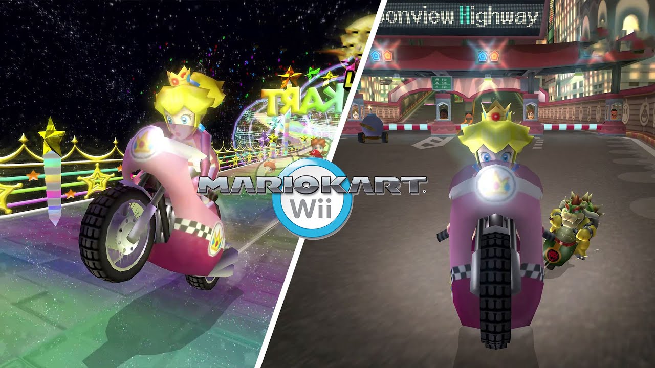 Every item in MARIO KART WII is a MEGA MUSHROOM with Peach Request