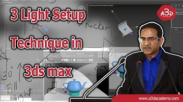 3 Light Setup Technique in 3ds max/Bangla Tutorial/*Beginners level