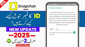 Snapchat ID Number Change Kaise Kare | Snapchat Account Number Change Karne Ka Tarika