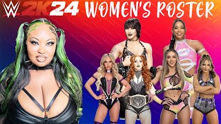 WWE2K24 - WOMEN'S ROSTER REVIEW MY THOUGHTS ...