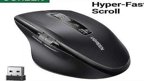 UGREEN Hyper-Fast Scroll Wireless Mouse Bluetooth 5.4 2.4G Ergonomic 5000DPI for MacBook T