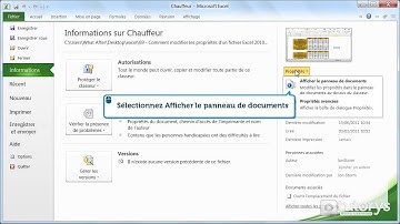 Comment modifier les propriétés d