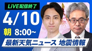 ウェザーニュースの配信のサムネイル画像