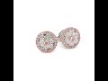 Australian Pink Diamond Earrings
