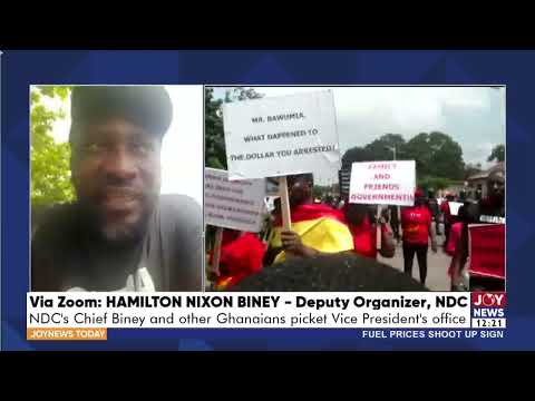 NDC’s Chief Biney and other Ghanaians picket Vice President's office - Joy News Today