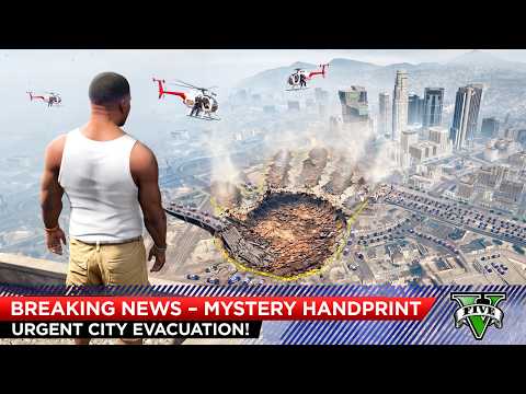 I Found a Mysterious Hand Print in GTA 5... (Monster)
