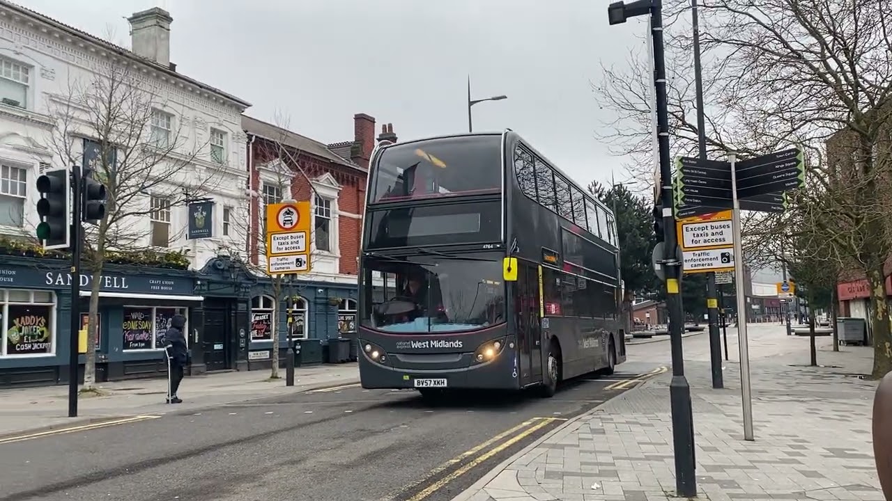 National Express West Midlands Enviro 400 4764 Bus Route 5 Sutton Coldfield 