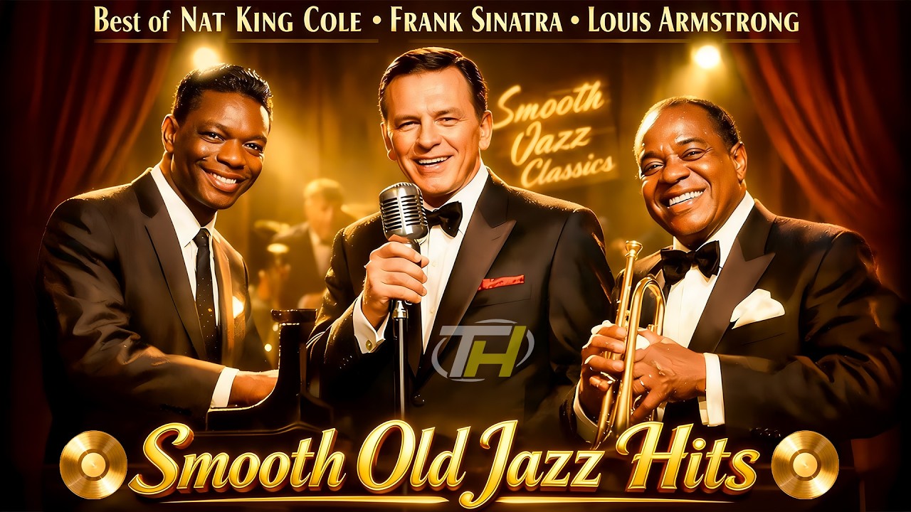 Louis Armstrong, Nat King Cole & Frank Sinatra : Best Old Songs 50's - 70's | Nostalgic Vintage Jazz