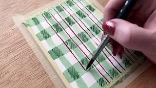 Watch me swatch and paint w/ Daler Rowney Aquafine Colours on Canson  Watercolour Paper 