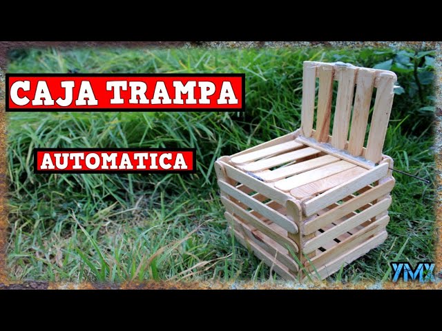 Trampa Automatica Para Aves Con Jaula Automatica y Casera / YMX  SUPERVIVENCIA 