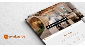 AvaLance - Creative PSD One Page Portfolio Template | Themeforest Website Templates and Themes