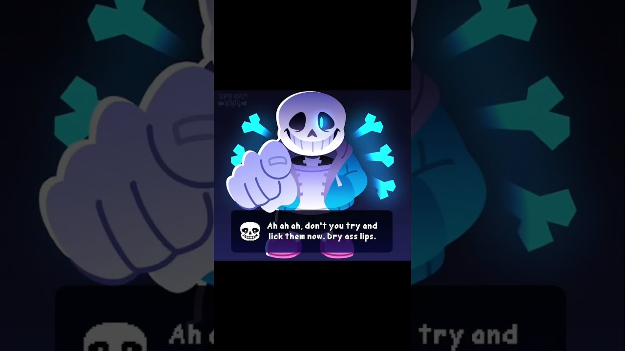 Dry Lips Sans Undertale SuperKrazyBones 