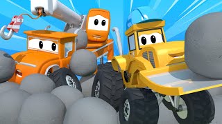 Milo &amp; Mitch and Max RACE at the BEACH | Monster Town | Car City World App