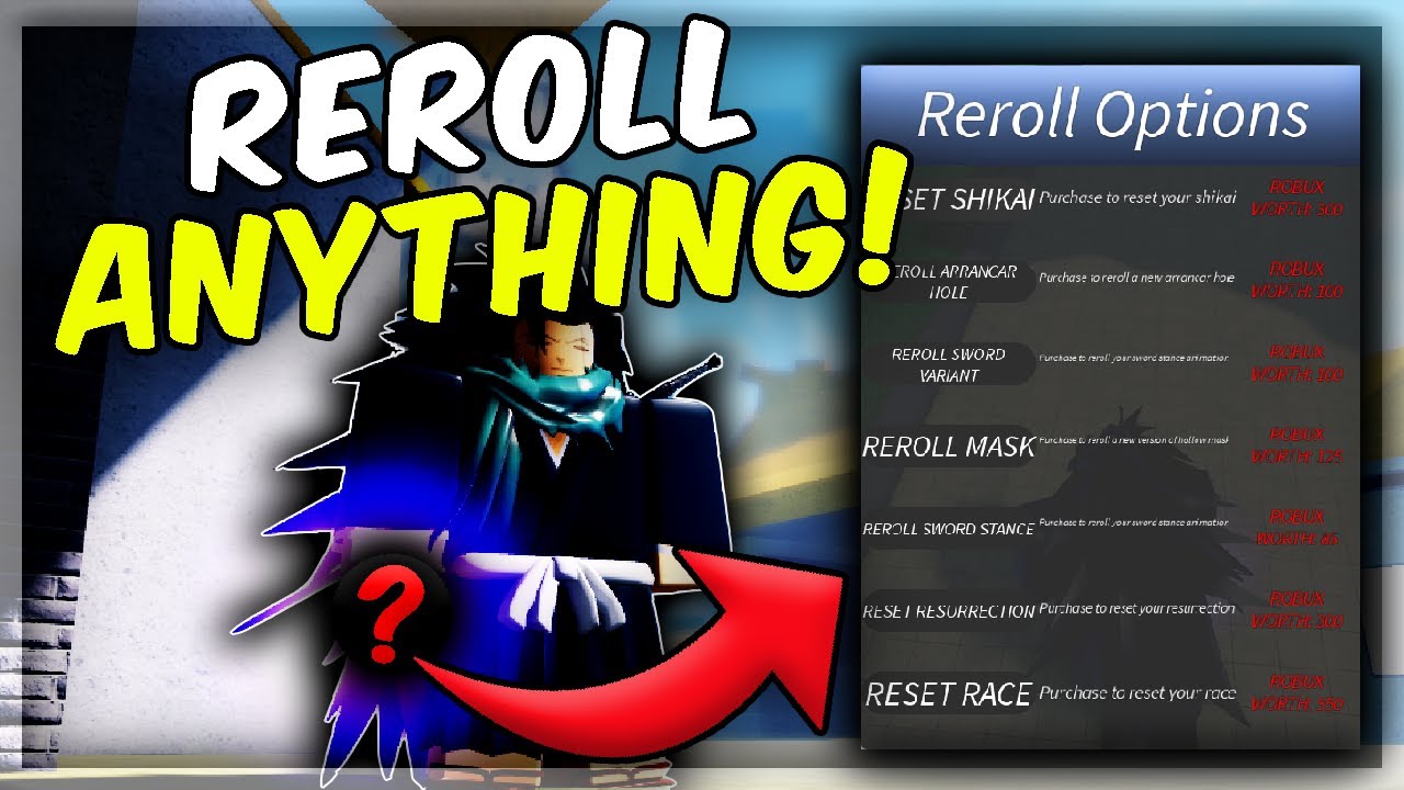 How to Reroll Shikai in Project Mugetsu - PM Roblox - Pro Game Guides