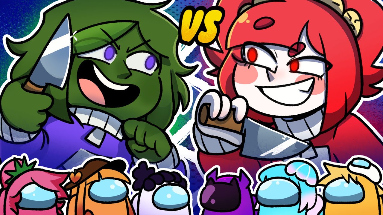 SECUNDÁRIOS VS TURMA DA BATATINHA NO AMONG US !!