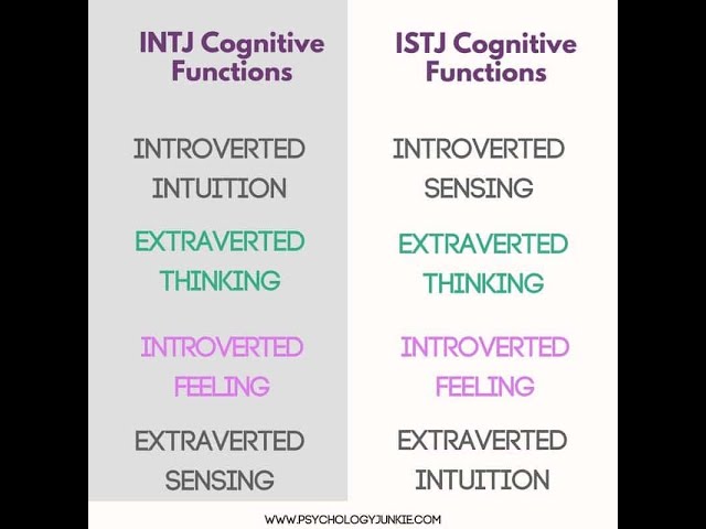 INTJ* Confessions — INTJ vs ISTJ