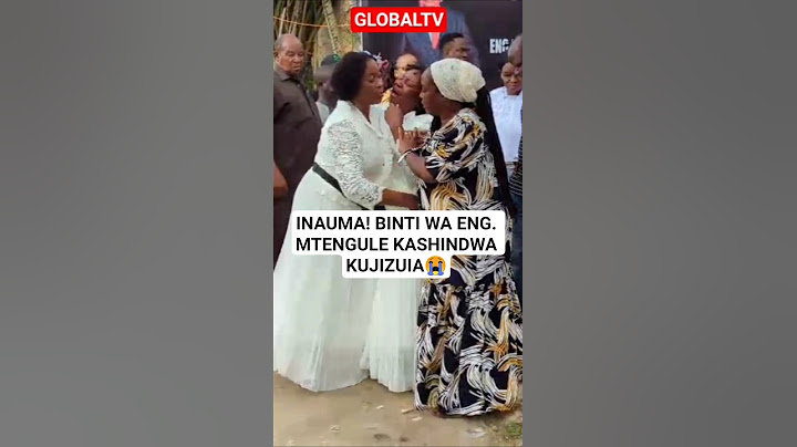 😭INAUMA! BINTI WA ENG. MTENGULE KASHINDWA KUJIZUIA😭🖤#rip #globaltv #msiba #trending #breaking