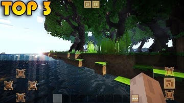 TOP 3 ULTRA REALISTIC SHADERS COMBINED WITH TEXTURE PACKS | MCPE