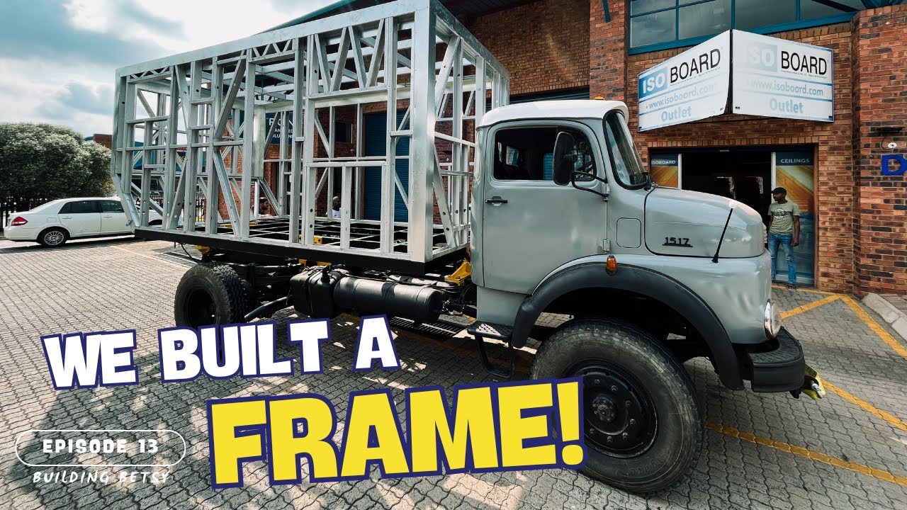 DIY Camper Frame Build | Building Betsy - EPISODE 13 | Expedition Vehicle Build