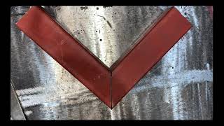 角型鋼管　留め溶接　50×50