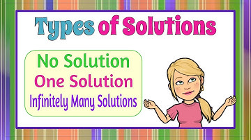 Determine the Type of Solution | 8.EE.C.8 💗💙