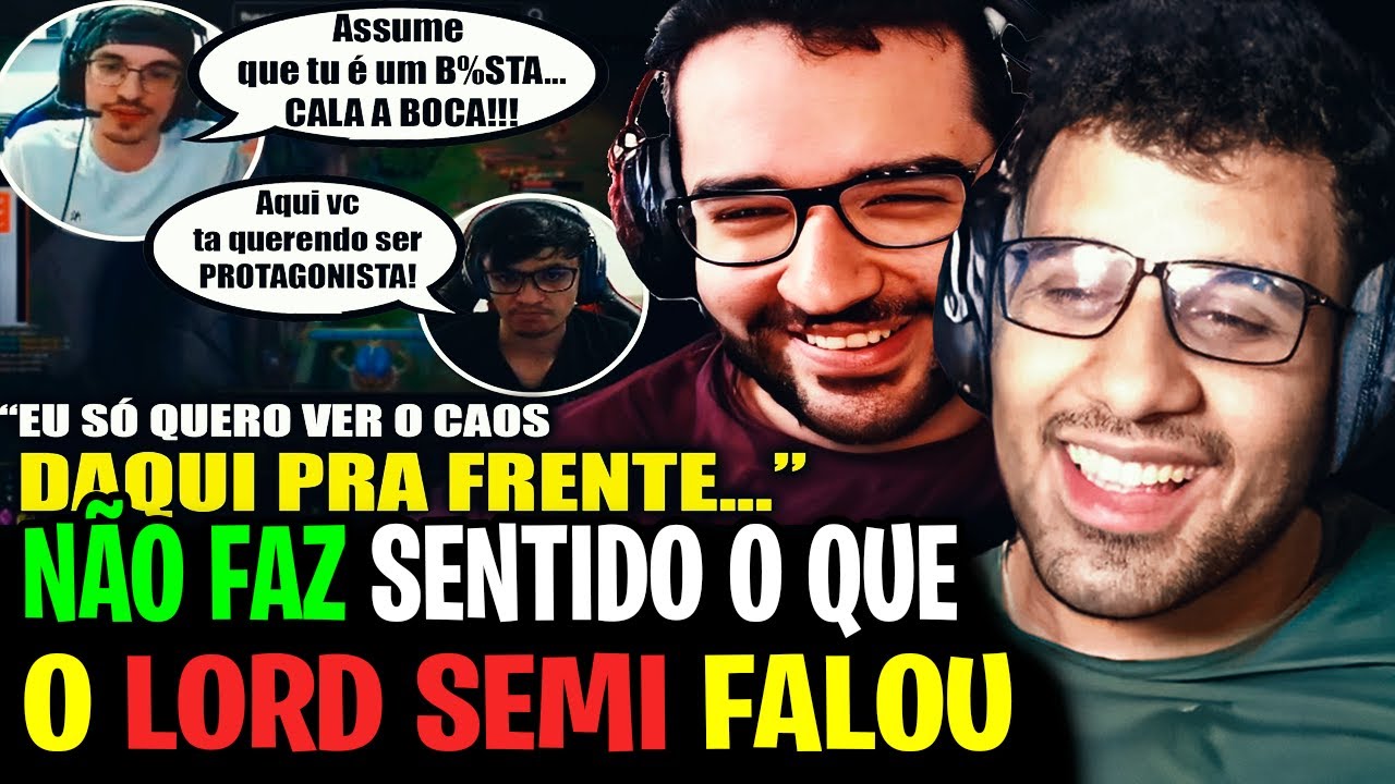 🚨 TRETA ENVOLVENDO O SMOKE! LORD SEMI x SLEZZY TRETARAM NA SOLOQ! ABSOLUT REAGE E OPINA SOBRE