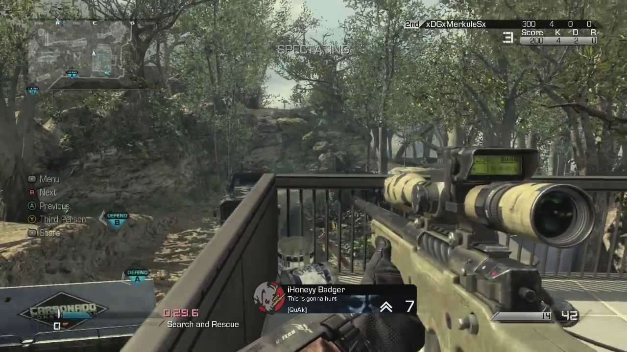 My First CoD Ghost Trickshot  :D