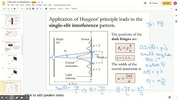 Wave Optics - part 2 single slit diffraction, diffraction gratings, and interferometers
