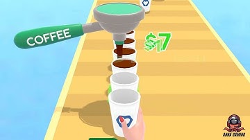 Coffee Stack 😁🌈😈 Game Walkthrough - GamePlay All Levels [ iOS / Android ] New Game!!