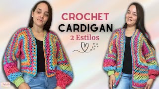 Crochet Cardigan con Hexágono  Perfecto para principiantes Mayelin Ros