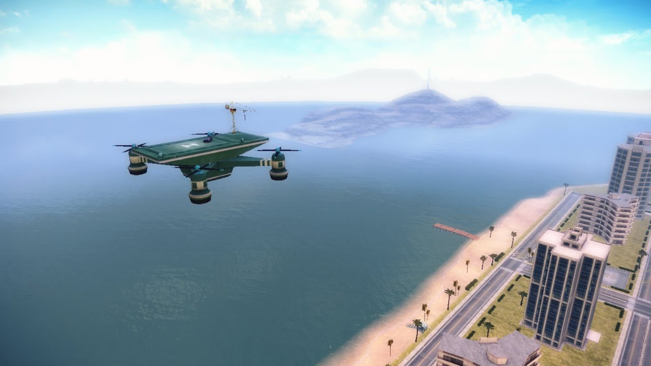 Como subir a esta plataforma volante sin helicoteros 